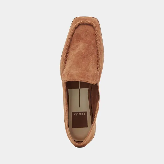 Flats and Loafers Shop Dolce Vita Beny Flats Brown Suede Brown Suede