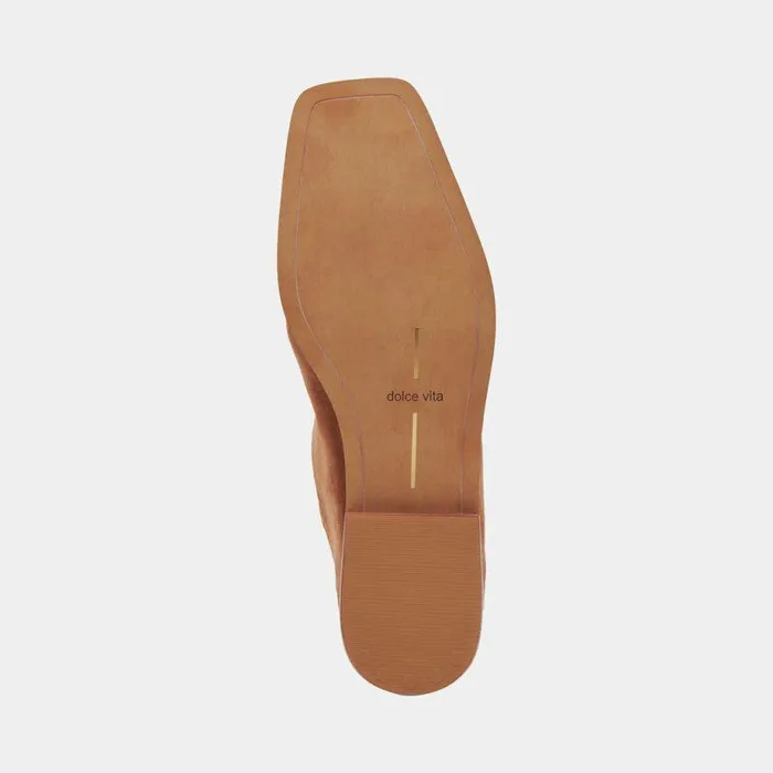 Flats and Loafers Shop Dolce Vita Beny Flats Brown Suede Brown Suede