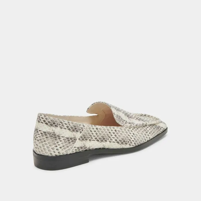 Flats and Loafers Shop Dolce Vita Beny Flats Grey White Snake Embossed Women039s Grey White Flats Grey White Snake Embossed
