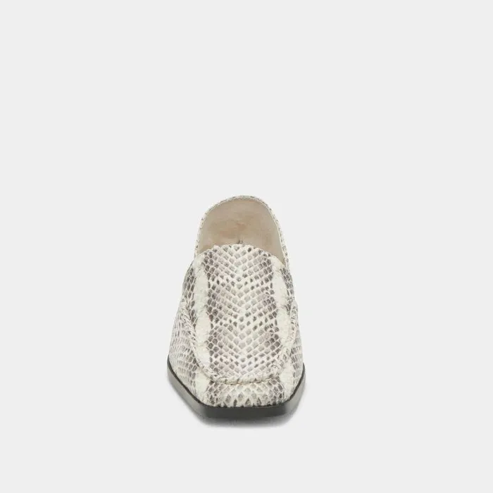 Flats and Loafers Shop Dolce Vita Beny Flats Grey White Snake Embossed Women039s Grey White Flats Grey White Snake Embossed