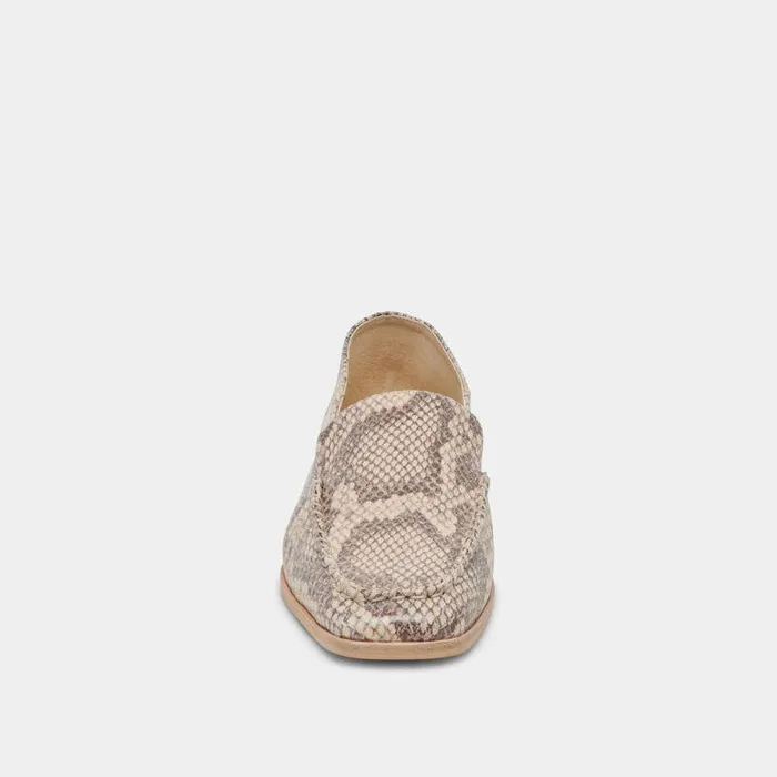 Flats and Loafers Shop Dolce Vita Beny Flats Sand Snake Embossed Sand Snake Embossed