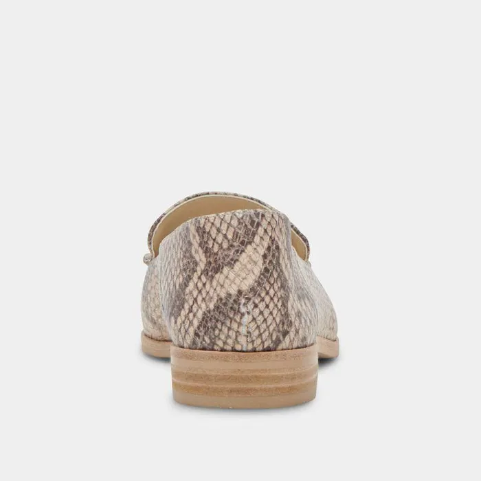 Flats and Loafers Shop Dolce Vita Beny Flats Sand Snake Embossed Sand Snake Embossed