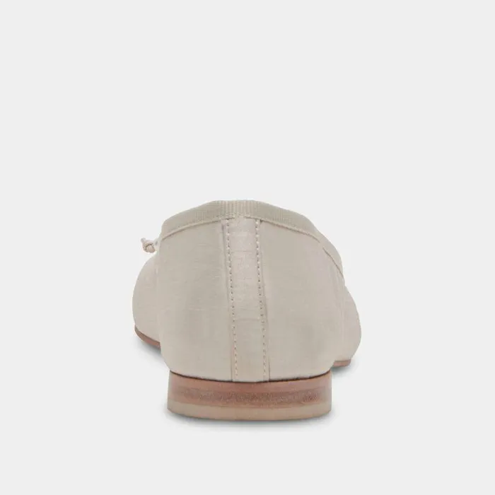 Flats and Loafers Shop Dolce Vita Cacy Pearl Ballet Flats Vanilla Pearls Vanilla Pearls