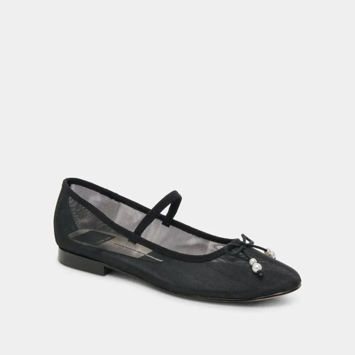Flats and Loafers Shop Dolce Vita Cadel Ballet Flats Black Pearls Black Pearls