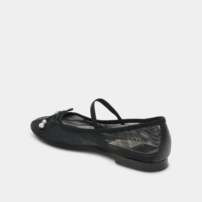 Flats and Loafers Shop Dolce Vita Cadel Ballet Flats Black Pearls Black Pearls