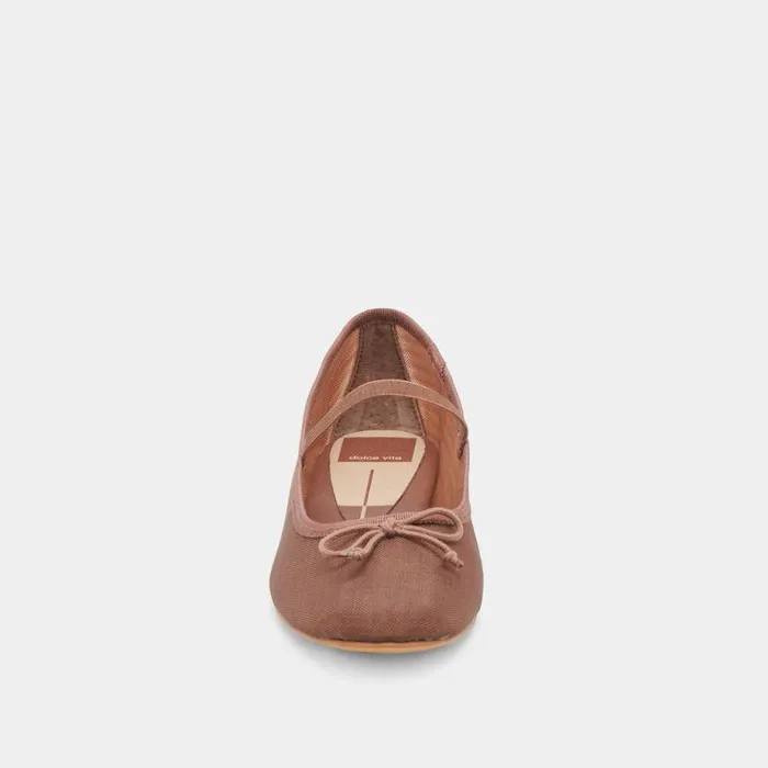 Flats and Loafers Shop Dolce Vita Cadel Ballet Flats Espresso Mesh Espresso Mesh