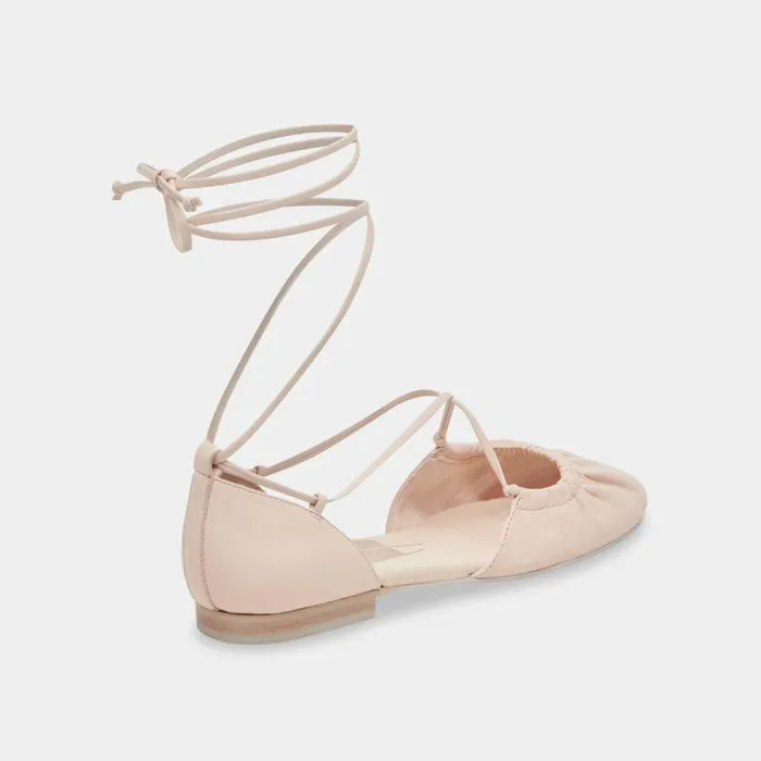 Flats and Loafers Shop Dolce Vita Cancun Ballet Flats Light Pink Leather Light Pink Leather