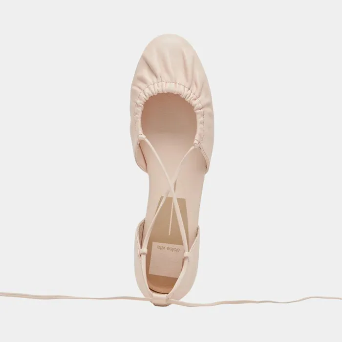 Flats and Loafers Shop Dolce Vita Cancun Ballet Flats Light Pink Leather Light Pink Leather