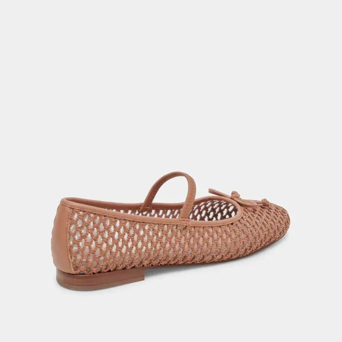 Flats and Loafers Shop Dolce Vita Carin Raffia Ballet Flats Cider Raffia Cider Raffia
