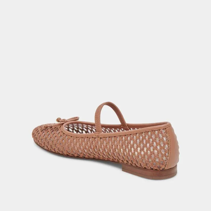 Flats and Loafers Shop Dolce Vita Carin Raffia Ballet Flats Cider Raffia Cider Raffia