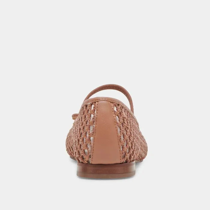 Flats and Loafers Shop Dolce Vita Carin Raffia Ballet Flats Cider Raffia Cider Raffia