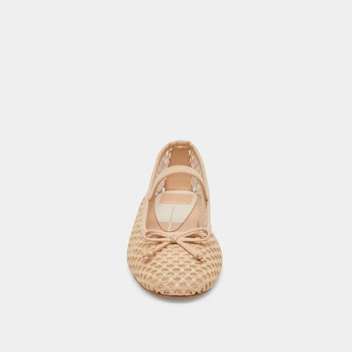 Flats and Loafers Shop Dolce Vita Carin Raffia Ballet Flats Lt Natural Raffia Lt Natural Raffia