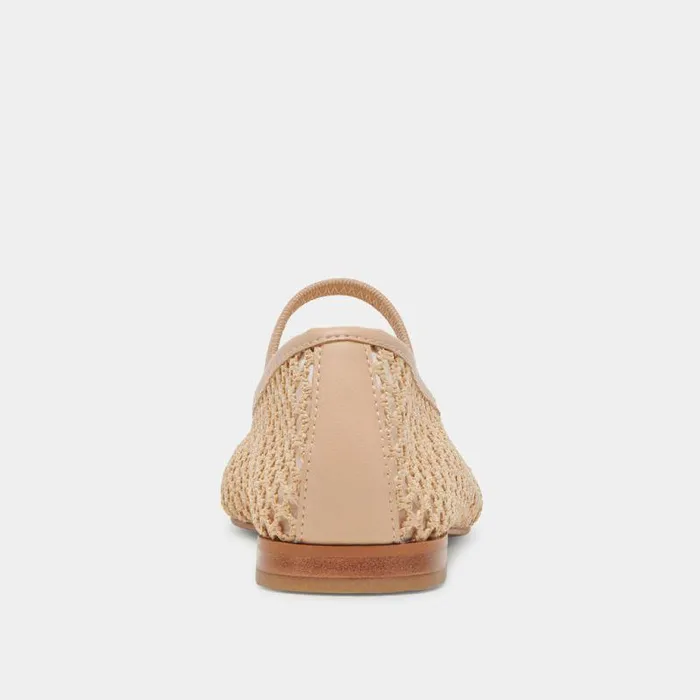Flats and Loafers Shop Dolce Vita Carin Raffia Ballet Flats Lt Natural Raffia Lt Natural Raffia
