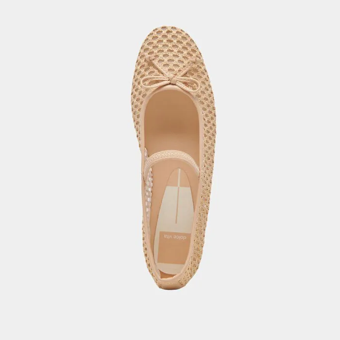 Flats and Loafers Shop Dolce Vita Carin Raffia Ballet Flats Lt Natural Raffia Lt Natural Raffia