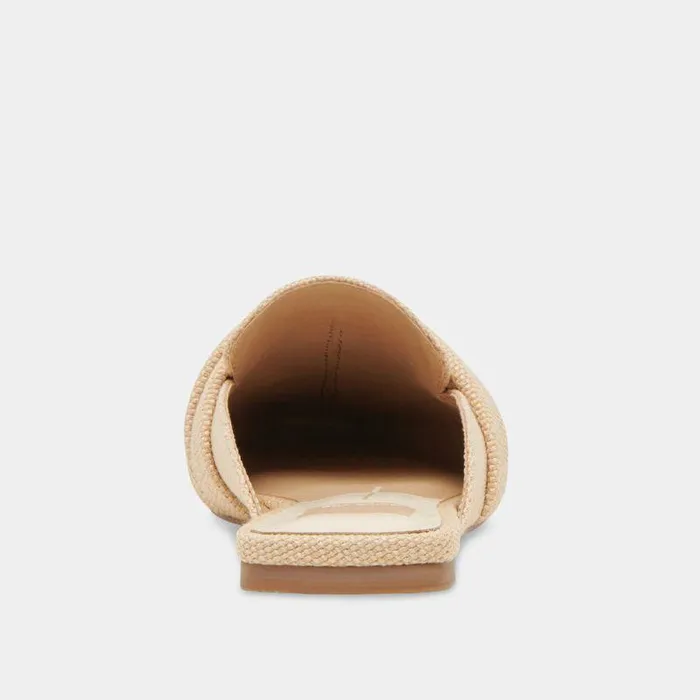 Flats and Loafers Shop Dolce Vita Clarise Flats Natural Linen Natural Linen