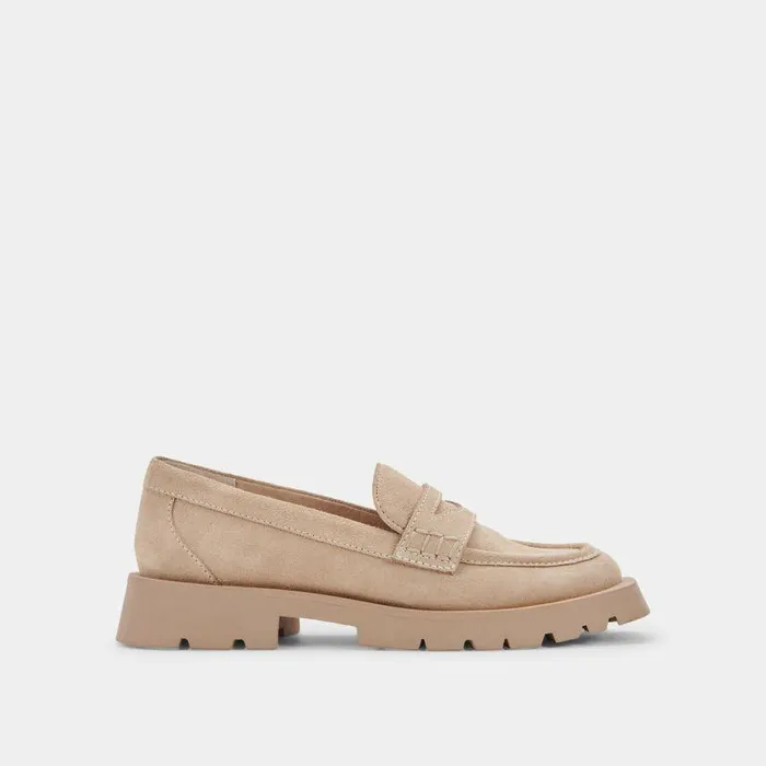Flats and Loafers Shop Dolce Vita Elias Flats Dune Suede Dune Suede
