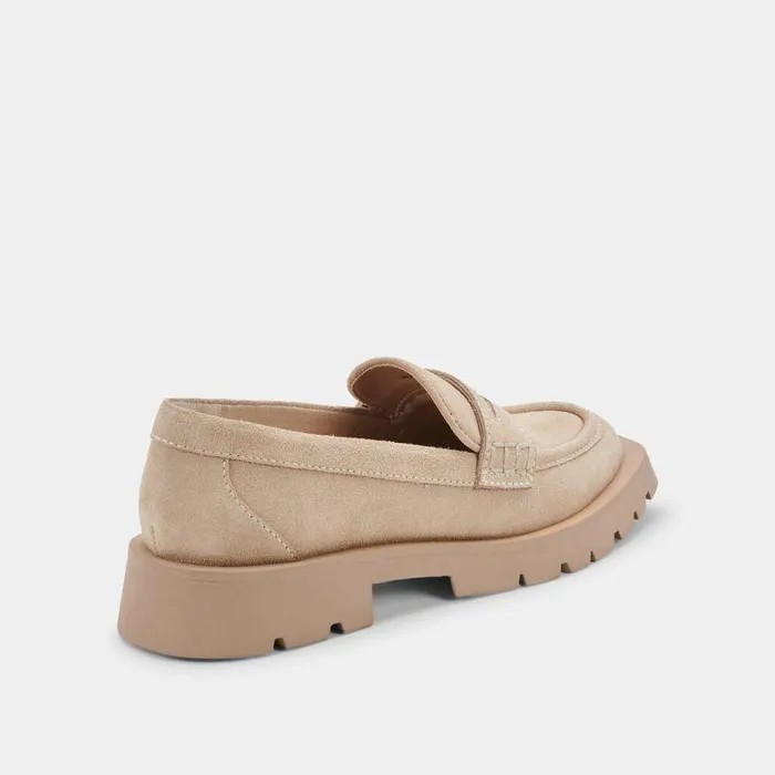Flats and Loafers Shop Dolce Vita Elias Flats Dune Suede Dune Suede