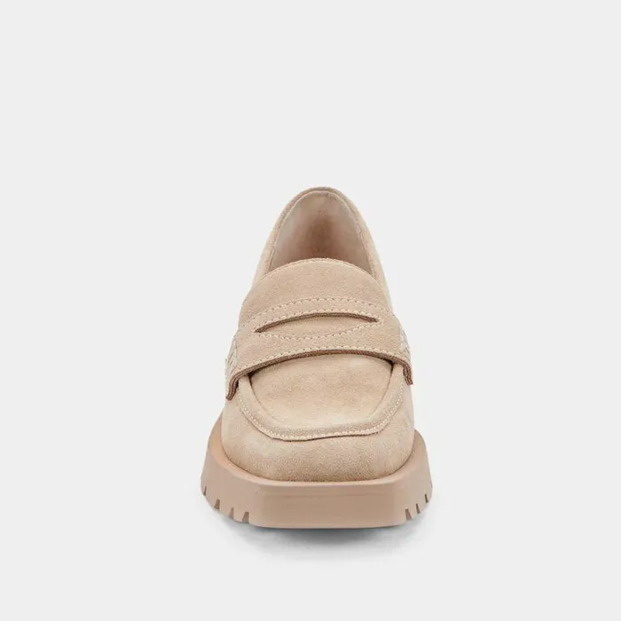 Flats and Loafers Shop Dolce Vita Elias Flats Dune Suede Dune Suede