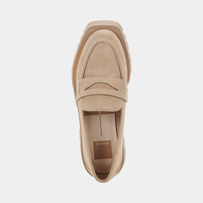 Flats and Loafers Shop Dolce Vita Elias Flats Dune Suede Dune Suede
