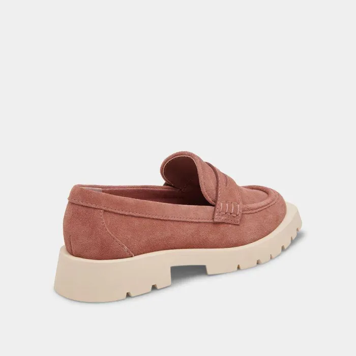 Flats and Loafers Shop Dolce Vita Elias Flats Mauve Suede Mauve Suede