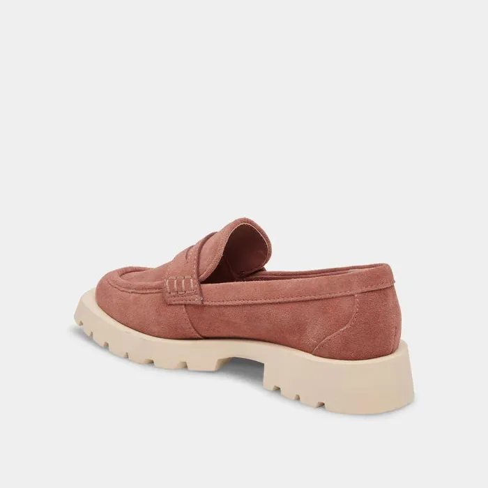 Flats and Loafers Shop Dolce Vita Elias Flats Mauve Suede Mauve Suede