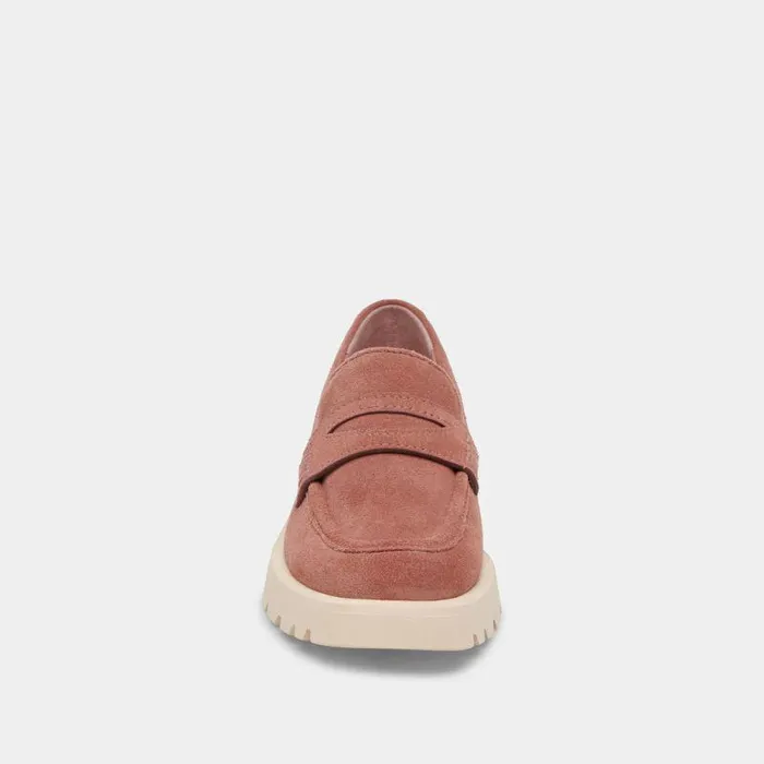 Flats and Loafers Shop Dolce Vita Elias Flats Mauve Suede Mauve Suede