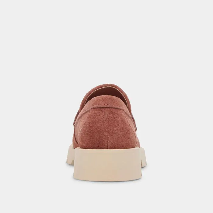Flats and Loafers Shop Dolce Vita Elias Flats Mauve Suede Mauve Suede