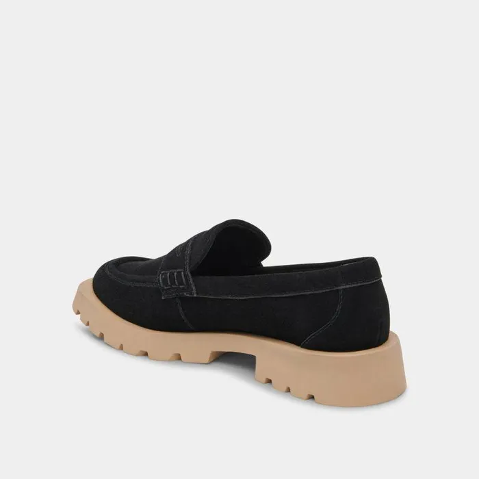 Flats and Loafers Shop Dolce Vita Elias Flats Midnight Suede Midnight Suede