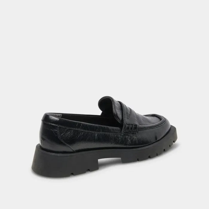 Flats and Loafers Shop Dolce Vita Elias Flats Onyx Crinkle Patent Onyx Crinkle Patent