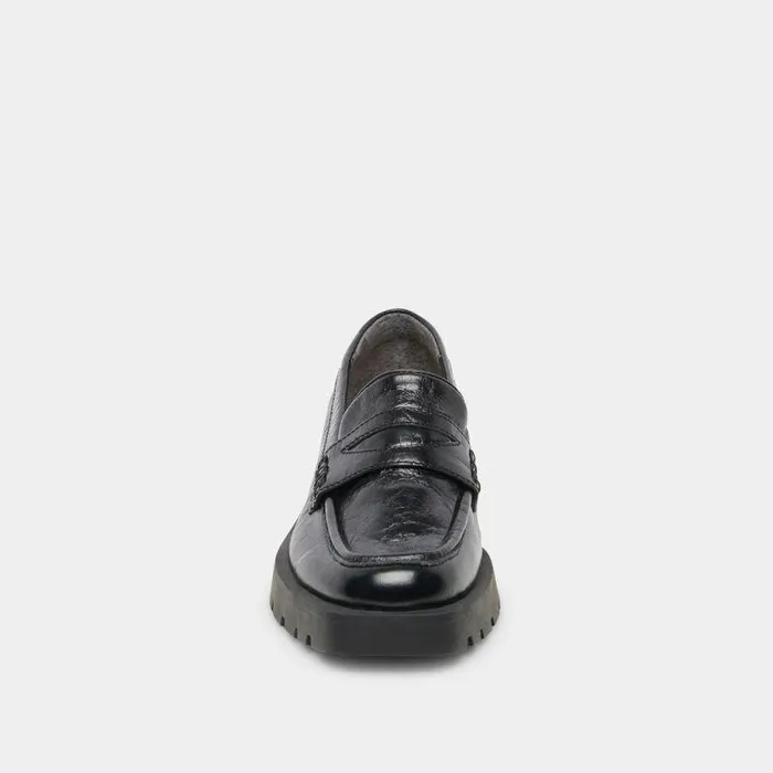 Flats and Loafers Shop Dolce Vita Elias Flats Onyx Crinkle Patent Onyx Crinkle Patent