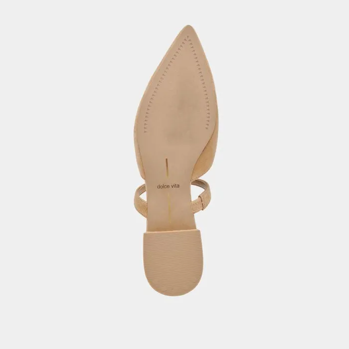 Flats and Loafers Shop Dolce Vita Kanika Flats Tan Suede Tan Suede