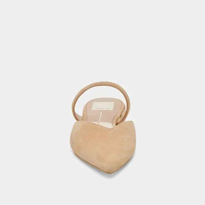 Flats and Loafers Shop Dolce Vita Kanika Flats Tan Suede Tan Suede