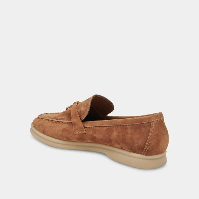 Flats and Loafers Shop Dolce Vita Lonzo Flats Brown Suede Brown Suede