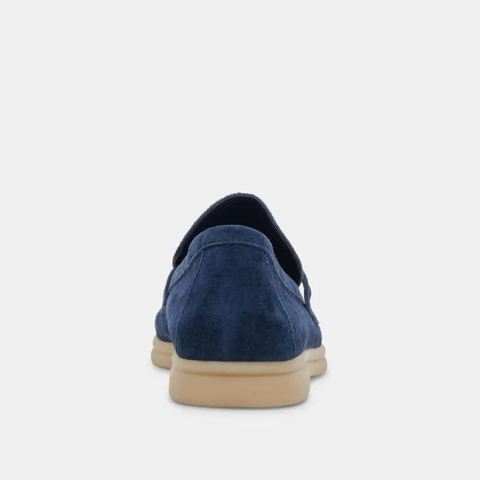 Flats and Loafers Shop Dolce Vita Lonzo Flats Navy Suede Navy Suede