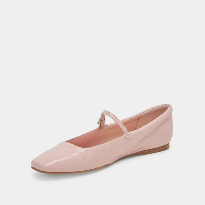 Flats and Loafers Shop Dolce Vita Reyes Ballet Flats Pink Crinkle Patent Women039s Pink Ballet Flats Pink Crinkle Patent
