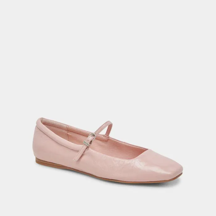 Flats and Loafers Shop Dolce Vita Reyes Ballet Flats Pink Crinkle Patent Women039s Pink Ballet Flats Pink Crinkle Patent