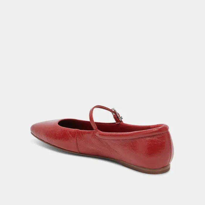 Flats and Loafers Shop Dolce Vita Reyes Ballet Flats Red Crinkle Patent Women039s Red Ballets Red Crinkle Patent