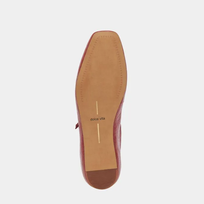 Flats and Loafers Shop Dolce Vita Reyes Ballet Flats Red Crinkle Patent Women039s Red Ballets Red Crinkle Patent