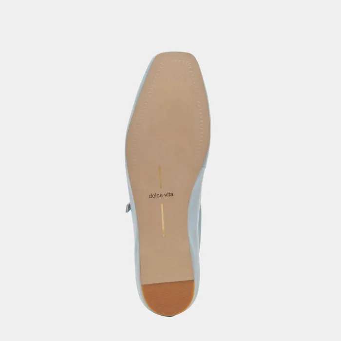 Flats and Loafers Shop Dolce Vita Reyes Ballet Flats Sky Blue Crinkle Patent Sky Blue Ballet Flats Sky Blue Crinkle Patent