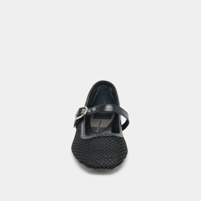 Flats and Loafers Shop Dolce Vita Rodni Mesh Ballet Flats Black Woven Mesh Black Woven Mesh