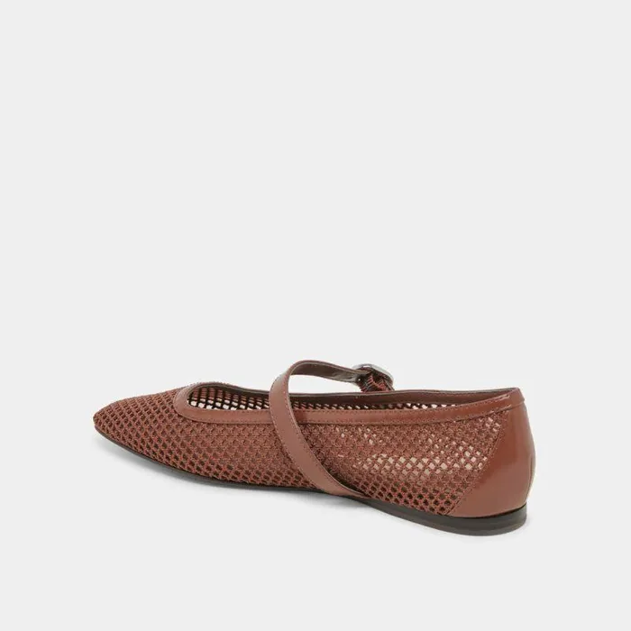 Flats and Loafers Shop Dolce Vita Rodni Mesh Ballet Flats Toffee Woven Mesh Toffee Woven Mesh
