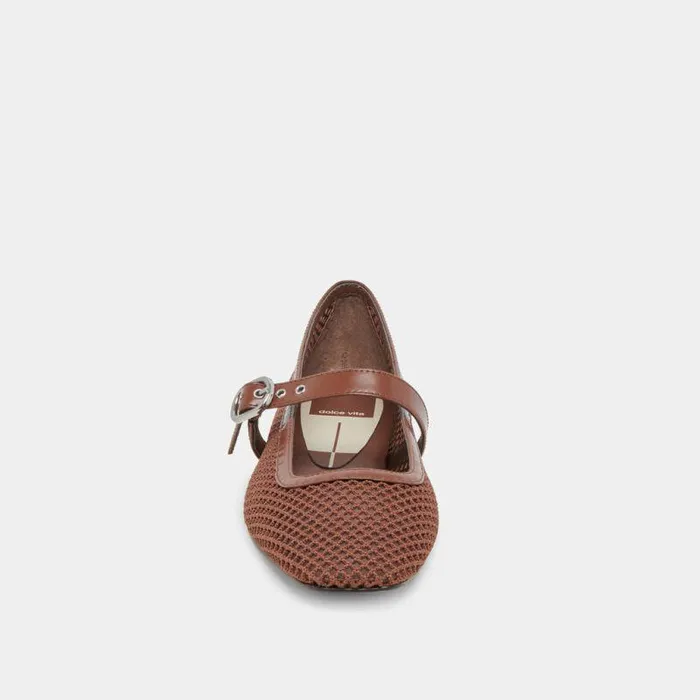 Flats and Loafers Shop Dolce Vita Rodni Mesh Ballet Flats Toffee Woven Mesh Toffee Woven Mesh