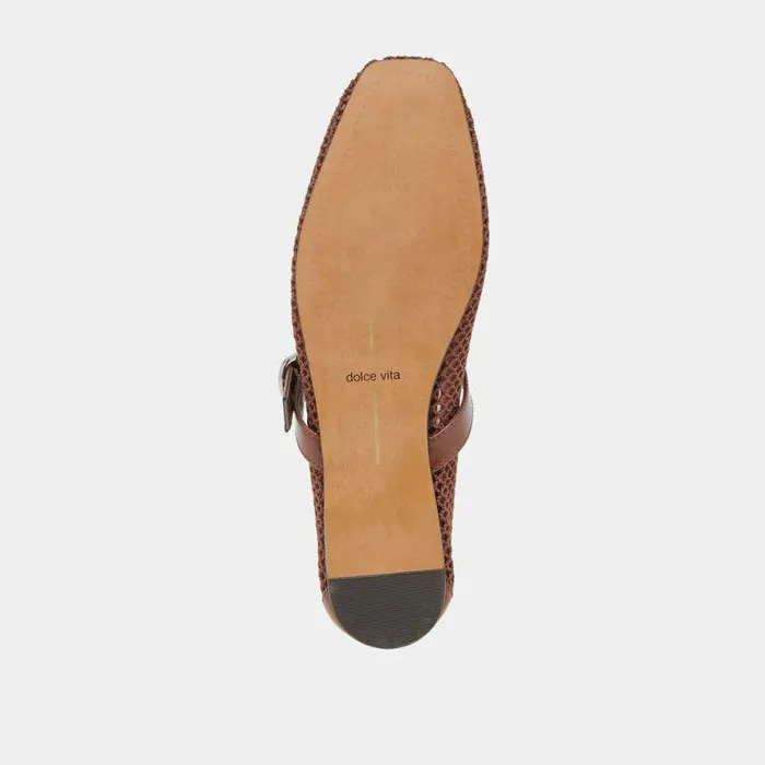Flats and Loafers Shop Dolce Vita Rodni Mesh Ballet Flats Toffee Woven Mesh Toffee Woven Mesh