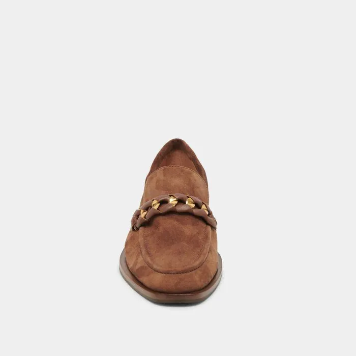 Flats and Loafers Shop Dolce Vita Sallie Flats Cocoa Suede Cocoa Suede