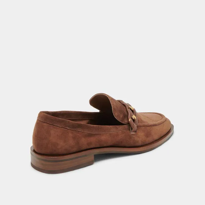 Flats and Loafers Shop Dolce Vita Sallie Flats Cocoa Suede Cocoa Suede