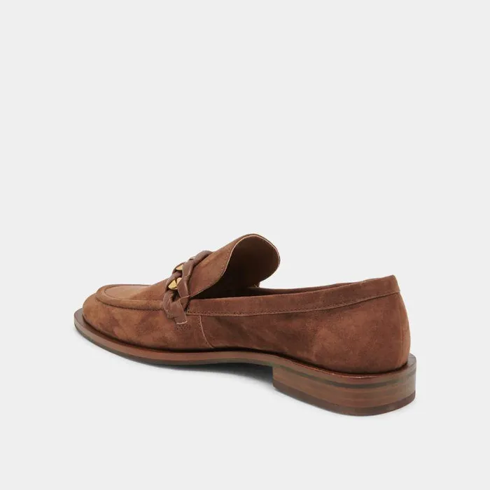 Flats and Loafers Shop Dolce Vita Sallie Flats Cocoa Suede Cocoa Suede