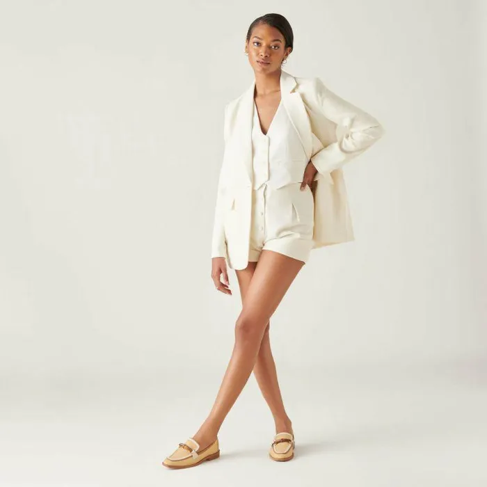 Flats and Loafers Shop Dolce Vita Sarara Flats Honey Raffia Honey Raffia