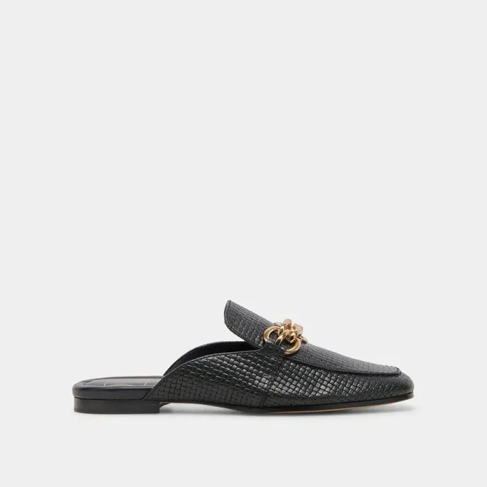 Flats and Loafers Shop Dolce Vita Solina Flats Onyx Woven Onyx Woven