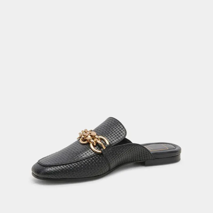 Flats and Loafers Shop Dolce Vita Solina Flats Onyx Woven Onyx Woven