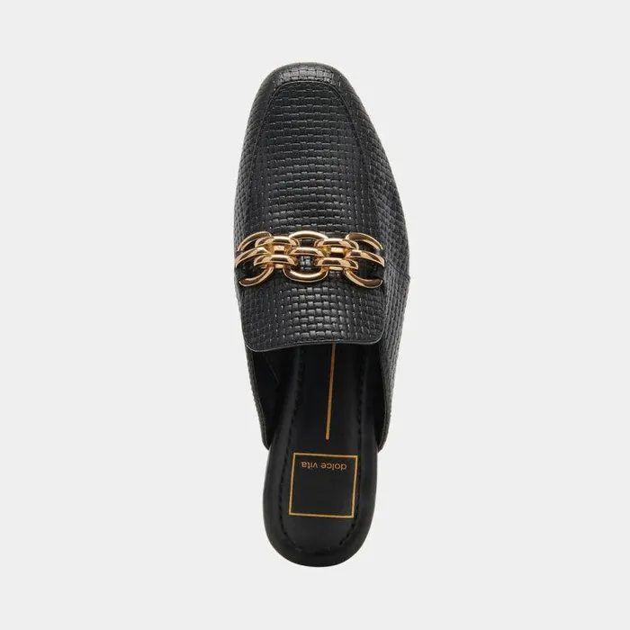 Flats and Loafers Shop Dolce Vita Solina Flats Onyx Woven Onyx Woven